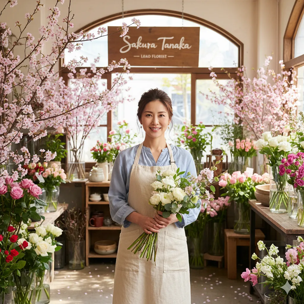Sakura Tanaka - Lead Florist